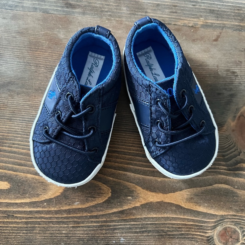 3-6 month baby boy Ralph Lauren shoes